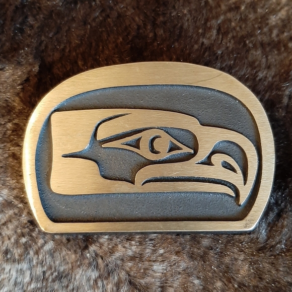 Rainbow Metals Accessories Kwakiutl Seattle Seahawks Logo Solid